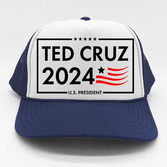 Ted Cruz 2024 For President Logo Trucker Hat