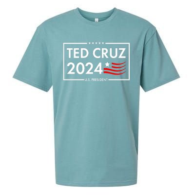 Ted Cruz 2024 For President Logo Sueded Cloud Jersey T-Shirt