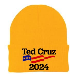 Ted Cruz For President 2024 Election Flag Knit Cap Winter Beanie