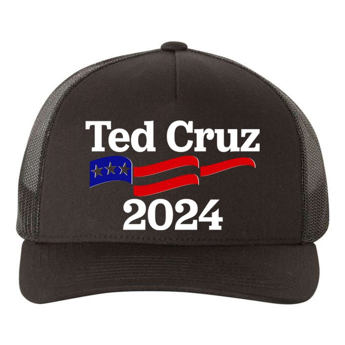 Ted Cruz For President 2024 Election Flag Yupoong Adult 5-Panel Trucker Hat