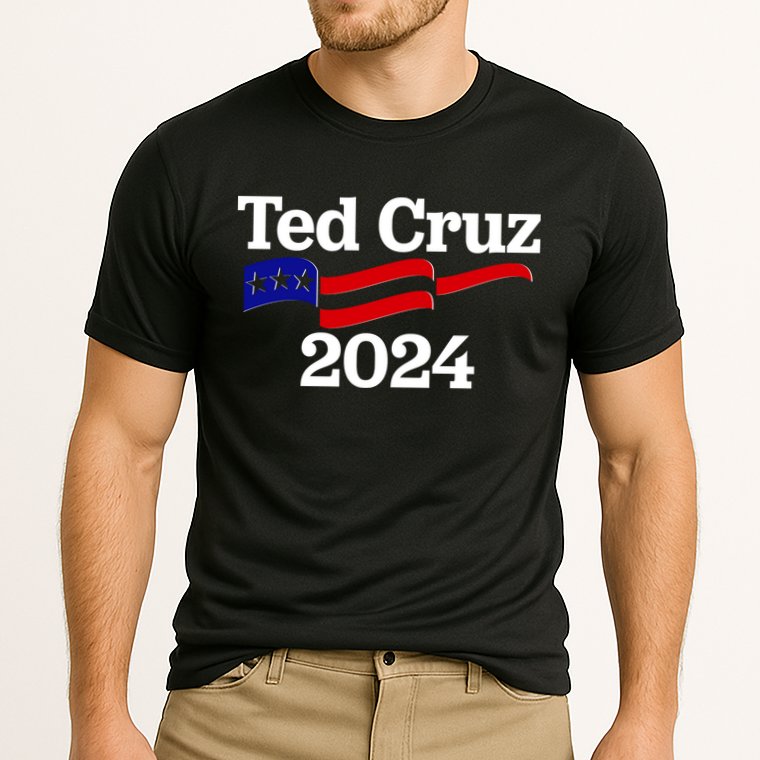 Ted Cruz For President 2024 Election Flag Cooling Performance Crew T-Shirt