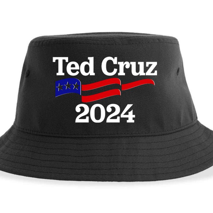 Ted Cruz For President 2024 Election Flag Sustainable Bucket Hat