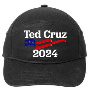 Ted Cruz For President 2024 Election Flag 7-Panel Snapback Hat