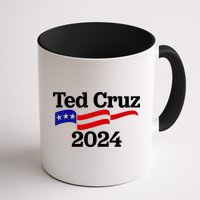 Ted Cruz For President 2024 Election Flag Mug