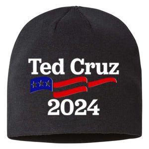 Ted Cruz For President 2024 Election Flag Sustainable Beanie