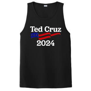 Ted Cruz For President 2024 Election Flag PosiCharge Competitor Tank