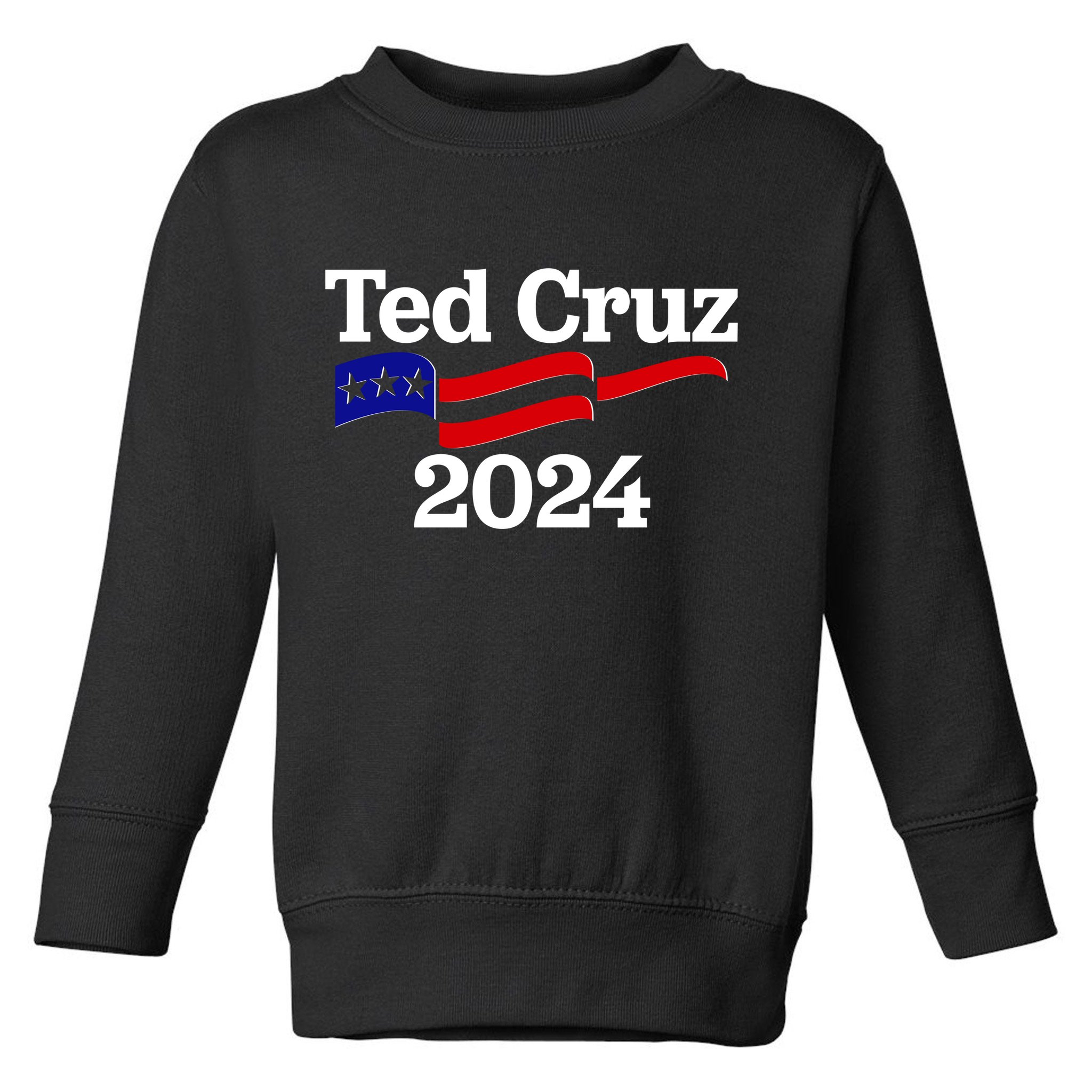 Ted Cruz For President 2024 Election Flag Toddler Sweatshirt
