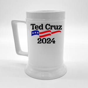 Ted Cruz For President 2024 Election Flag Beer Stein