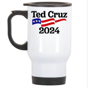 Ted Cruz For President 2024 Election Flag Stainless Steel Travel Mug