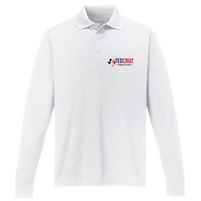 Ted Cruz Tough As Texas Performance Long Sleeve Polo