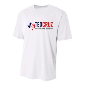 Ted Cruz Tough As Texas Youth Performance Sprint T-Shirt