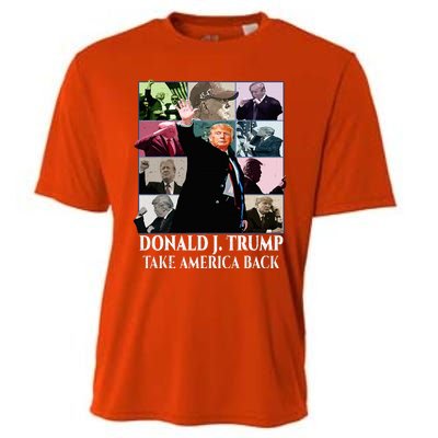 Trump Eras Donald J. Trump 2024 Take America Back Cooling Performance Crew T-Shirt