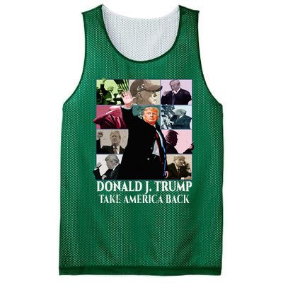 Trump Eras Donald J. Trump 2024 Take America Back Mesh Reversible Basketball Jersey Tank