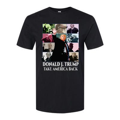 Trump Eras Donald J. Trump 2024 Take America Back Softstyle CVC T-Shirt