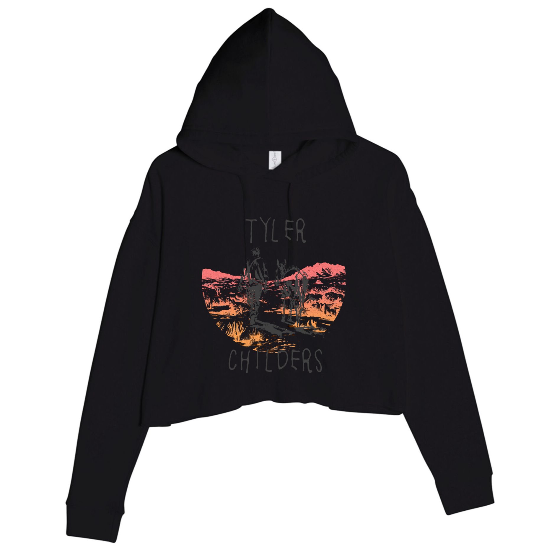 Tyler Ers Desert Walk Great Gift Crop Fleece Hoodie