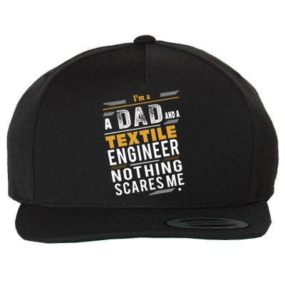 Textile Engineer Dad Gift Wool Snapback Cap