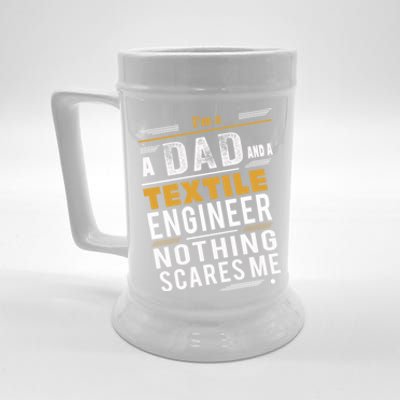 Textile Engineer Dad Gift Beer Stein