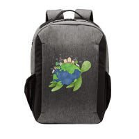 Turtle Earth Day Vector Backpack
