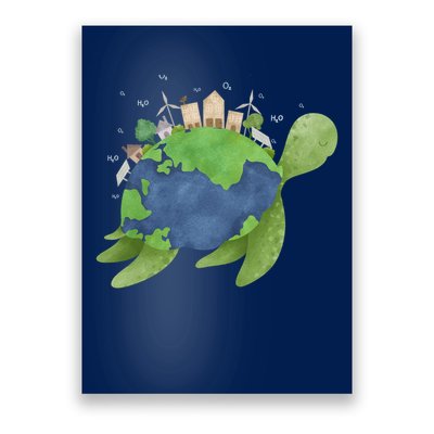 Turtle Earth Day Poster