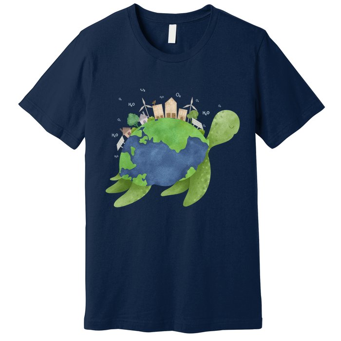 Turtle Earth Day Premium T-Shirt
