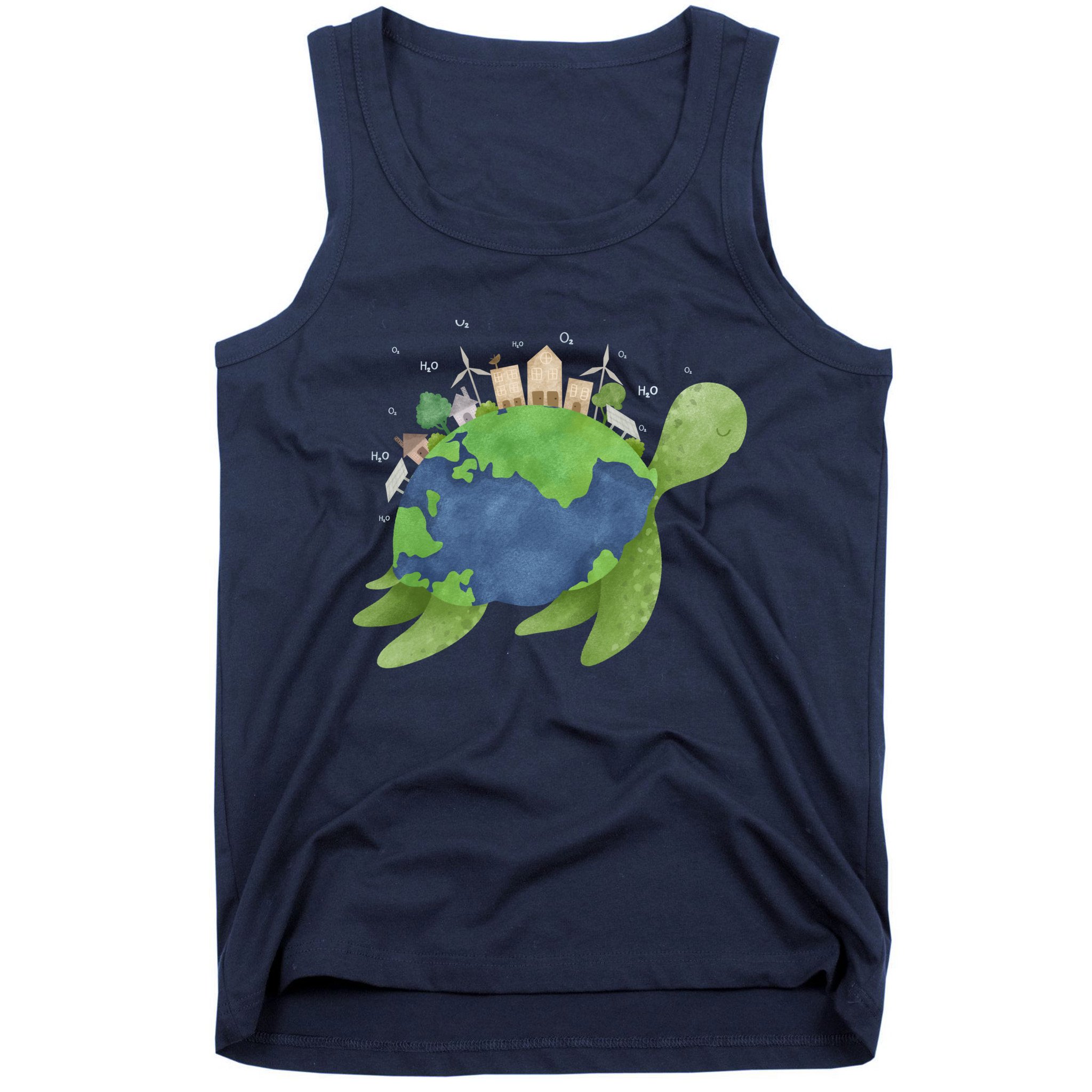 Turtle Earth Day Tank Top