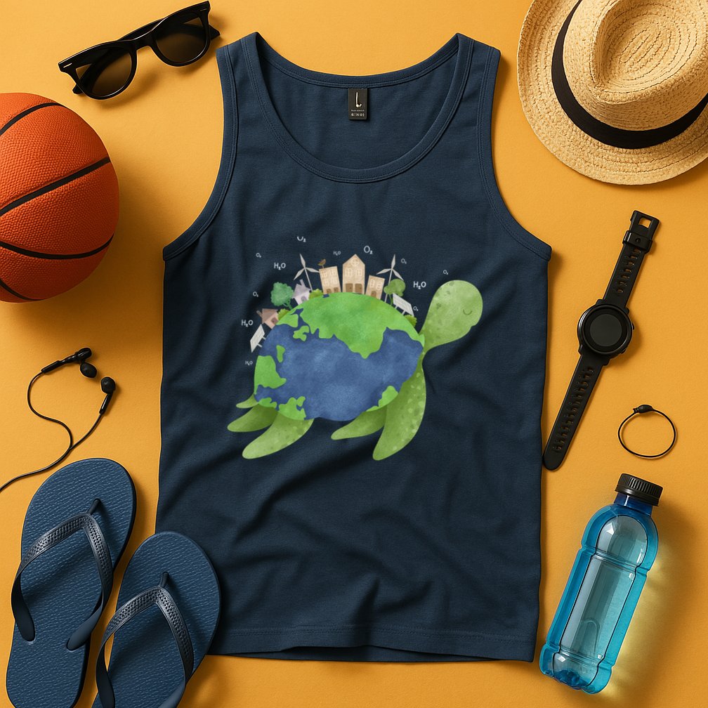 Turtle Earth Day Tank Top