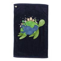 Turtle Earth Day Golf Towel