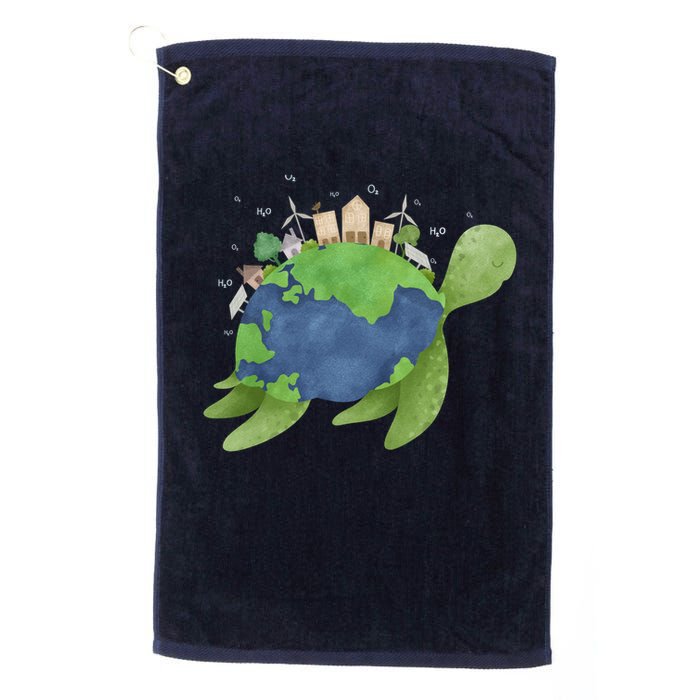 Turtle Earth Day Golf Towel