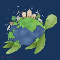 Turtle Earth Day Women's T-Shirt