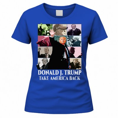 Trump Eras Donald J. Trump 2024 Take America Back Women's T-Shirt