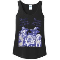 TheyRe Eating Dogs! TheyRe Eating Cats! Vote Kamala Harris Ladies Essential Tank