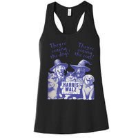 TheyRe Eating Dogs! TheyRe Eating Cats! Vote Kamala Harris Women's Racerback Tank