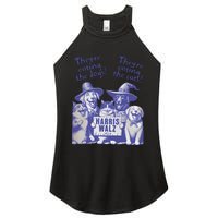 TheyRe Eating Dogs! TheyRe Eating Cats! Vote Kamala Harris Women's Perfect Tri Rocker Tank