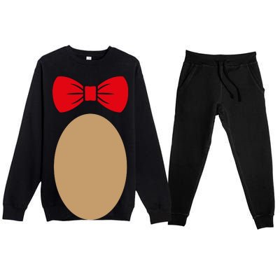 Teddy Bear Costume Premium Crewneck Sweatsuit Set