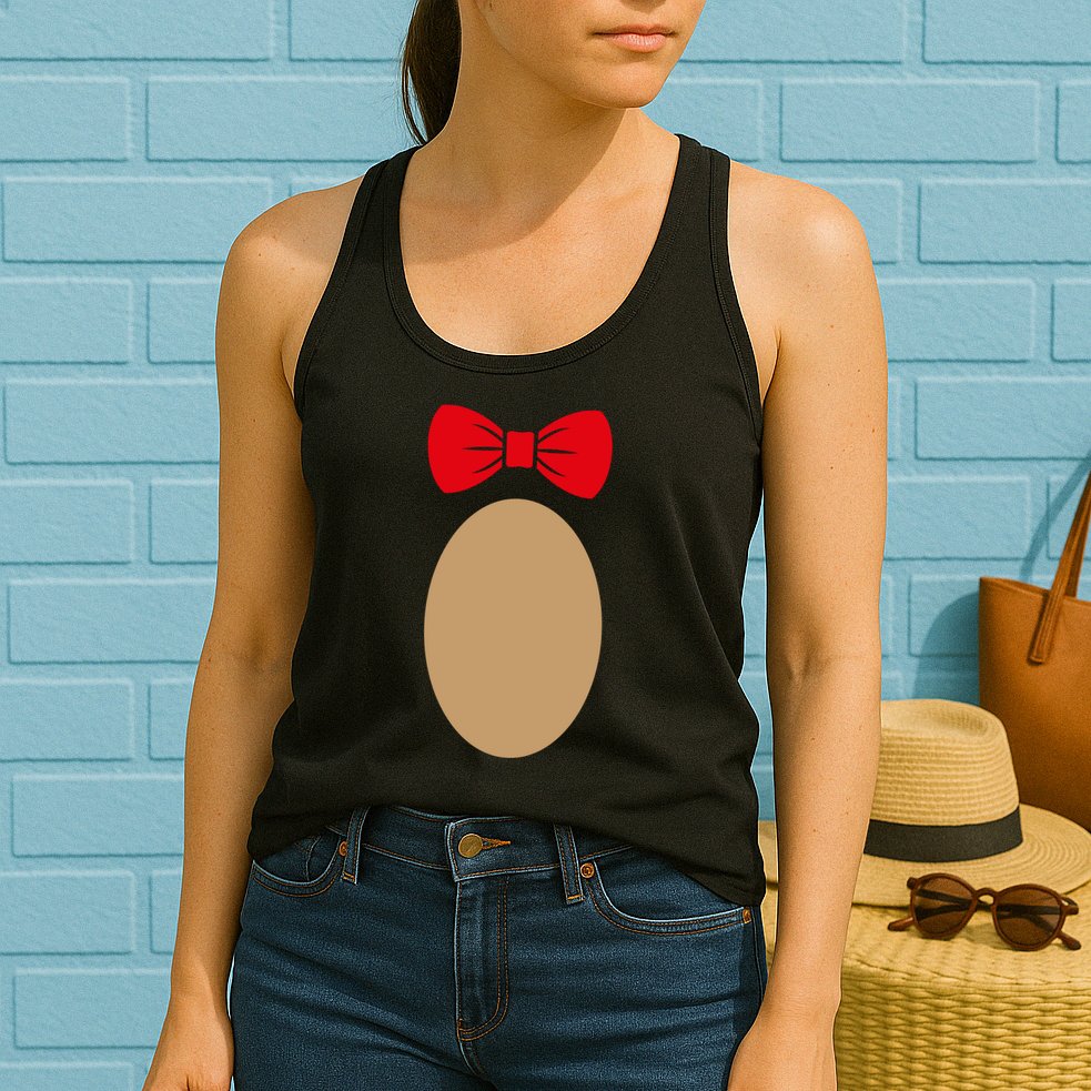 Teddy Bear Costume Womens Tank Top
