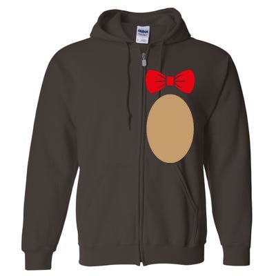 Teddy Bear Costume Full Zip Hoodie