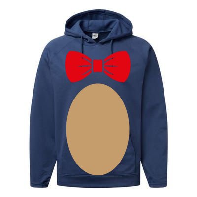 Teddy Bear Costume Performance Fleece Hoodie