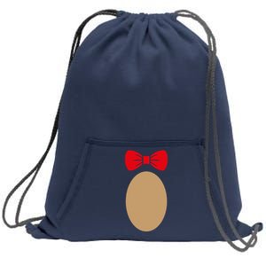 Teddy Bear Costume Sweatshirt Cinch Pack Bag