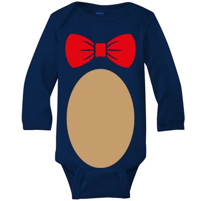 Teddy Bear Costume Baby Long Sleeve Bodysuit