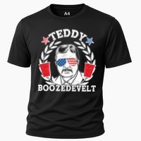 Teddy Boozedevelt USA Beer Party Cooling Performance Crew T-Shirt