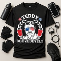 Teddy Boozedevelt USA Beer Party Cooling Performance Crew T-Shirt