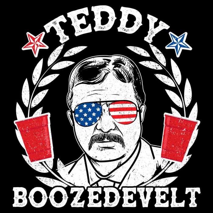 Teddy Boozedevelt USA Beer Party Cooling Performance Crew T-Shirt