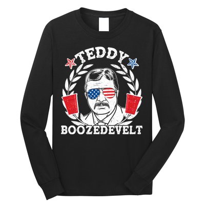Teddy Boozedevelt USA Beer Party Long Sleeve Shirt