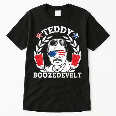 Teddy Boozedevelt USA Beer Party Tall T-Shirt
