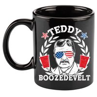 Teddy Boozedevelt USA Beer Party 11oz C Handle Ceramic Mug