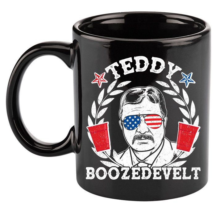 Teddy Boozedevelt USA Beer Party 11oz C Handle Ceramic Mug