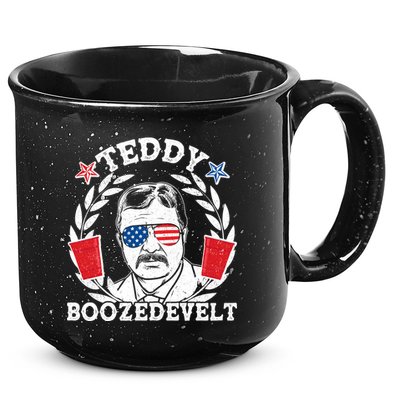 Teddy Boozedevelt USA Beer Party 15oz Campfire Ceramic Mug