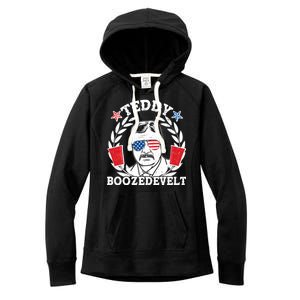 Teddy Boozedevelt USA Beer Party Women's Fleece Hoodie