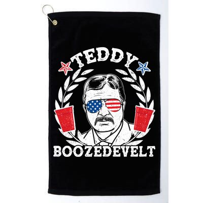 Teddy Boozedevelt USA Beer Party Golf Towel
