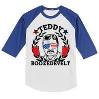 Teddy Boozedevelt USA Beer Party Kids Colorblock Raglan Jersey